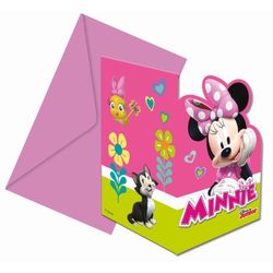 Pozvánky na party Minnie Happy 6ks