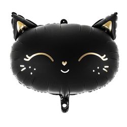 BALÓNEK fóliový Kočka černá 48x36cm