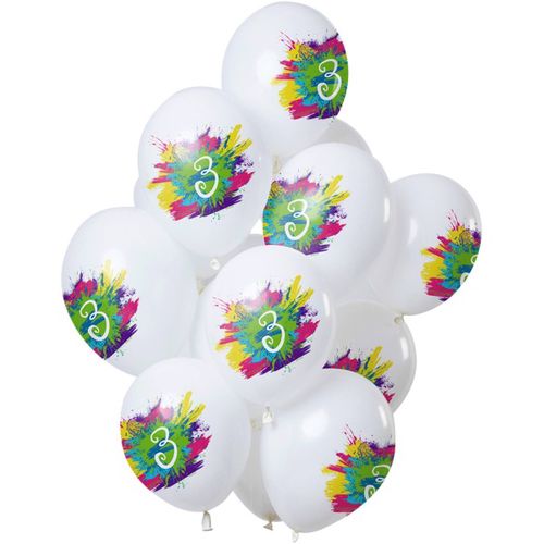 BALÓNKY latexové 3 roky 12 ks