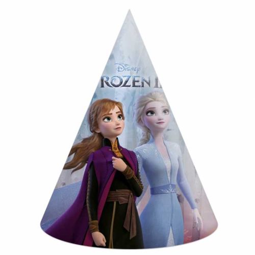 ČEPIČKY na party papírové  Frozen 2 6ks