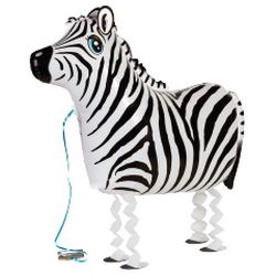 BALÓNEK chodící Zebra 64 cm