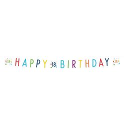 BANNER 18 konfety 180x13,8cm