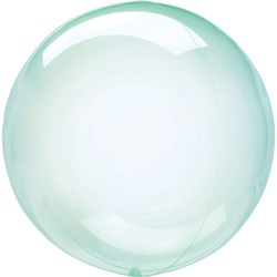 BALÓNOVÁ bublina krystalová zelená 46cm