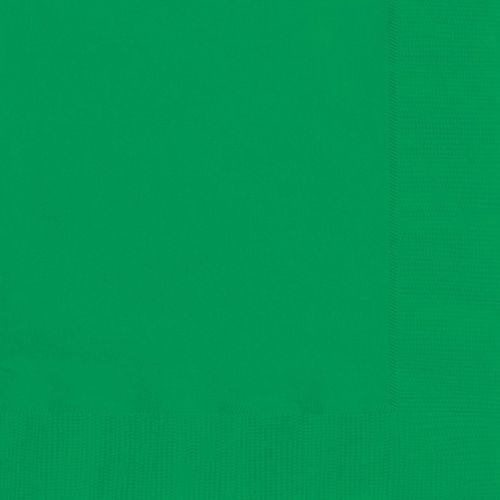 UBROUSKY papírové tmavě zelené 33x33cm 20ks