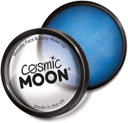 BARVA na obličej a tělo Cosmic Moon metalická modrá
