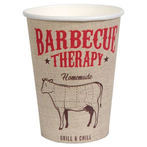 KELÍMKY papírové BBQ Party 270ml 10ks
