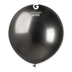 BALÓNEK chromový latexový vesmírný  48cm 1ks