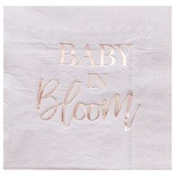 UBROUSKY papírové Baby in Bloom 32x32cm 16ks