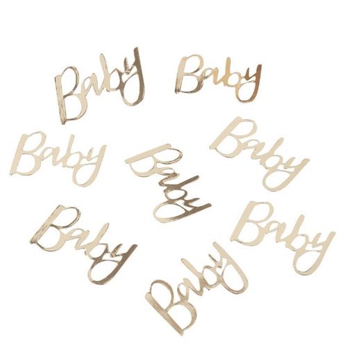 KONFETY Baby zlaté 14g