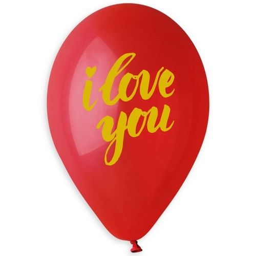 BALÓNKY latexové I love you 33cm 5ks