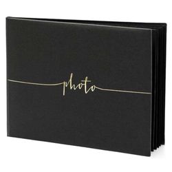 FOTOALBUM černo-zlaté 24x18,5cm, 22 listů