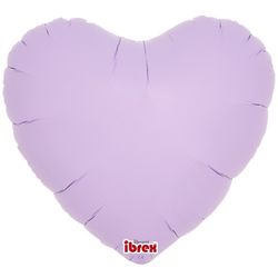 BALÓNEK fóliový Srdce pastelové lila 35cm 5ks