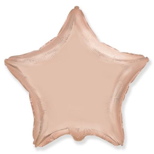 BALÓNEK fóliový Hvězda Rose Gold 46cm