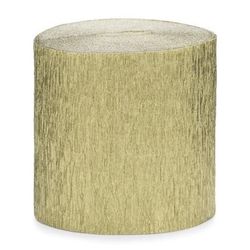 SERPENTÝNA krepová zlatá 5cm/10m
