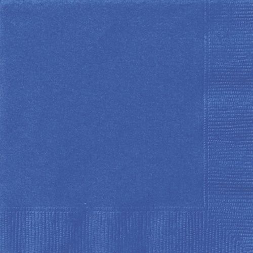 UBROUSKY jednobarevné Royal blue - 33x33cm 20ks
