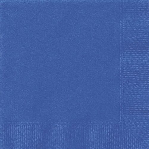 UBROUSKY jednobarevné Royal blue - 33x33cm 20ks