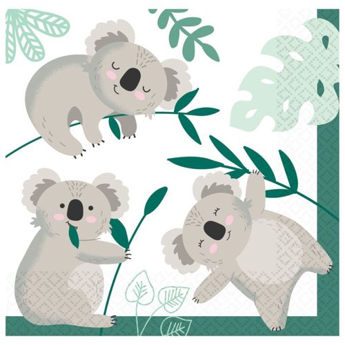 UBROUSKY papírové Koala 33x33cm 16ks