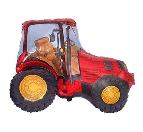 BALÓNEK FÓLIOVÝ traktor červený