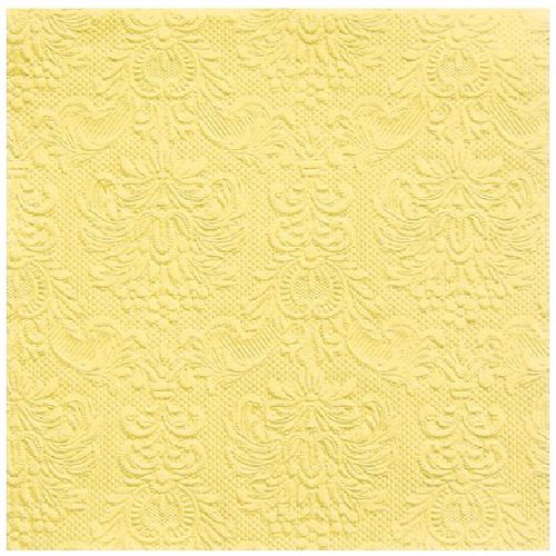 UBROUSKY Elegance  sv. žluté vanilka - 33x33cm 15ks