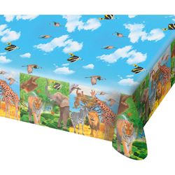 UBRUS plastový Safari Party 180x130cm