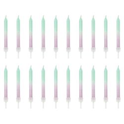 SVÍČKY narozeninové Ombre 6cm 20ks