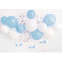 GIRLANDA balónková modrá 1.narozeniny